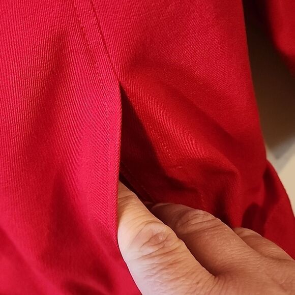 Women's St John Sport Essentials by Marie Gray  warm Red Jacket ♥️  size small n - Picture 4 of 6